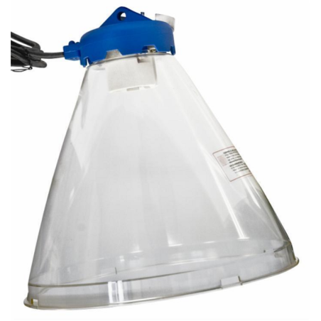 RIFLETTORE POLICARBONATO TRASPARENTE Ø 270MM