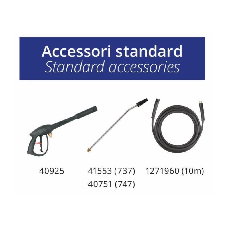 IDROPULITRICE PROFESSIONALE ALTA PRESSIONE AR747