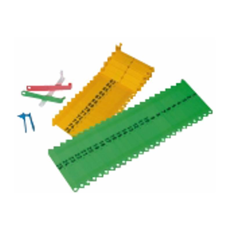 CARTELLINI DOPPI NEUTRI GIALLI PER CONIGLI