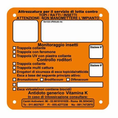 Cartello di segnalazione