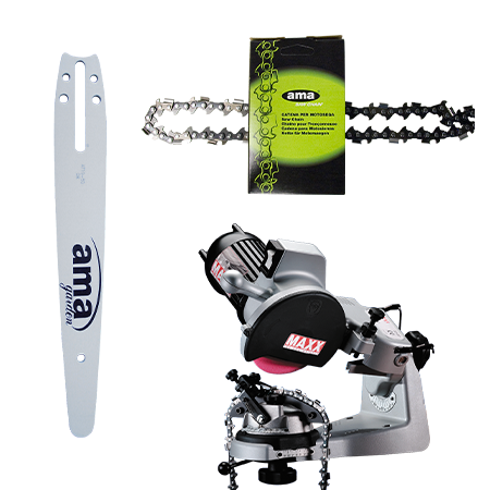 Barre, catene e accessori per motoseghe